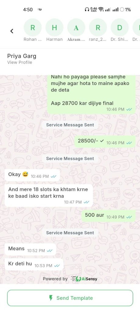 Bulk Order ₹28,500 WhatsApp Delivery