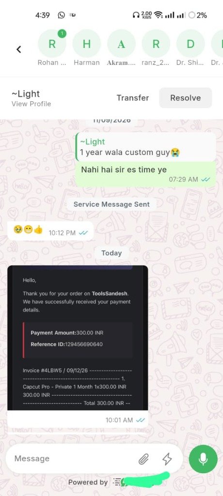 CapCut Pro ₹300 Order on ToolsSandesh
